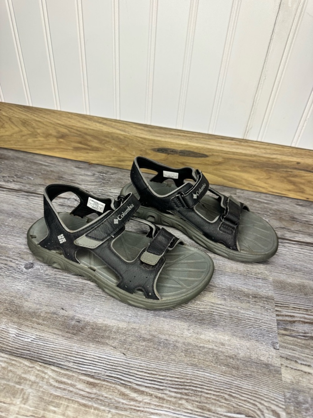 Columbia Kids TechSun Vent Water Sport Sandals Omni Grip Hiking Walk Grey US 2